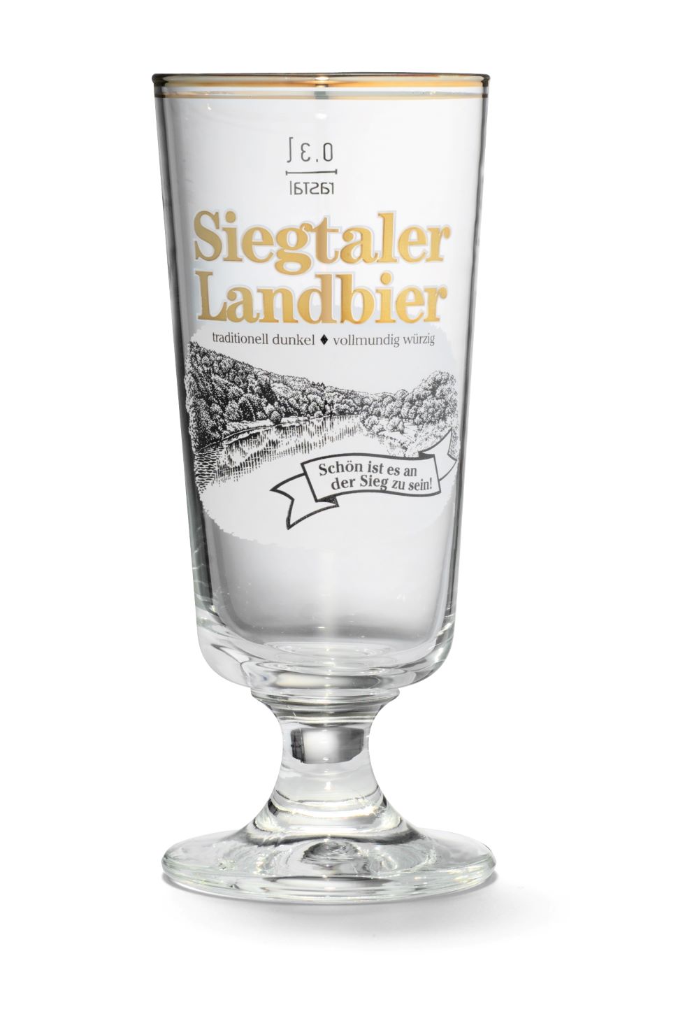 Siegtaler Landbier "Brauerstutzen"-Glas (6 Stk)