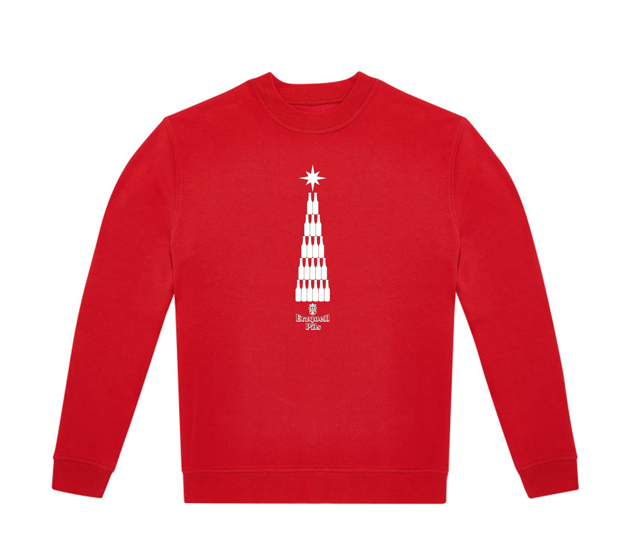 Weihnachts Sweatshirt "Flaschenbaum" Unisex