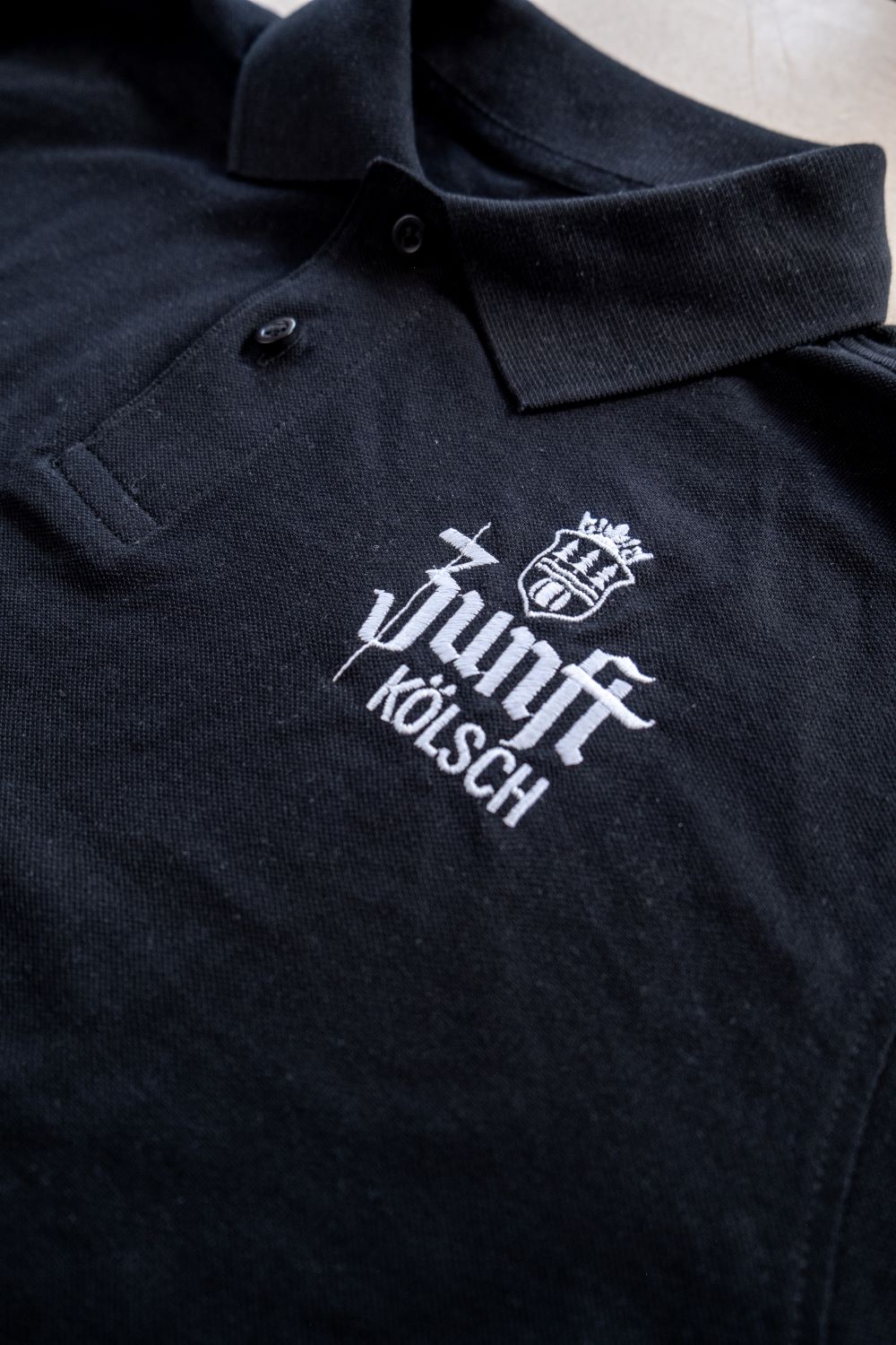 Zunft Kölsch Poloshirt Damen, schwarz