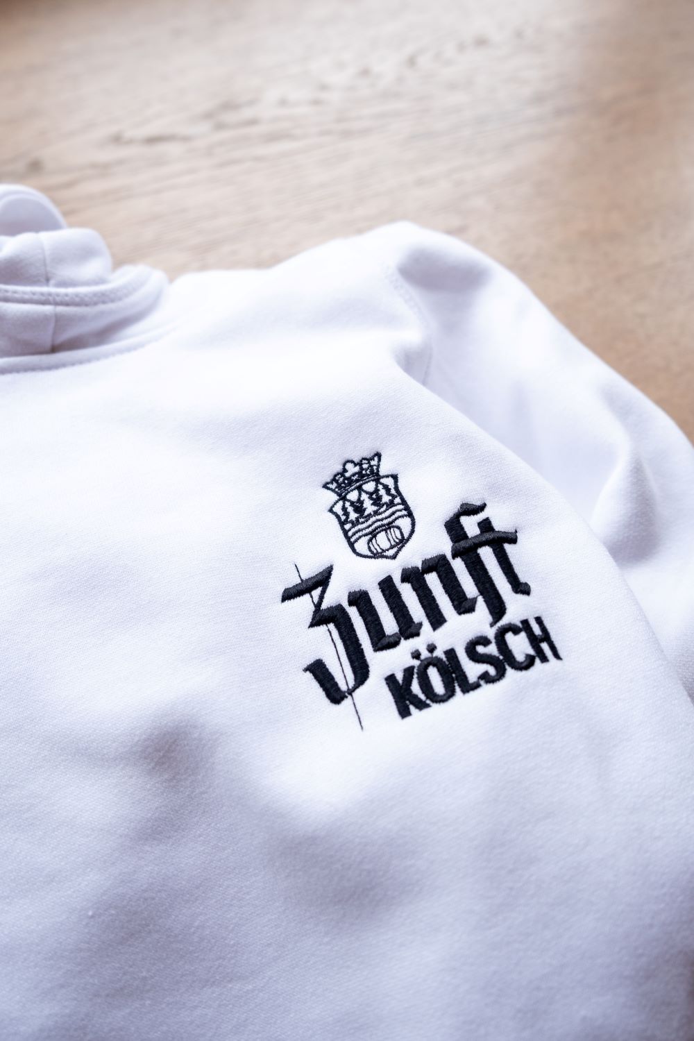 Zunft Kölsch Hoodie, Unisex, weiß