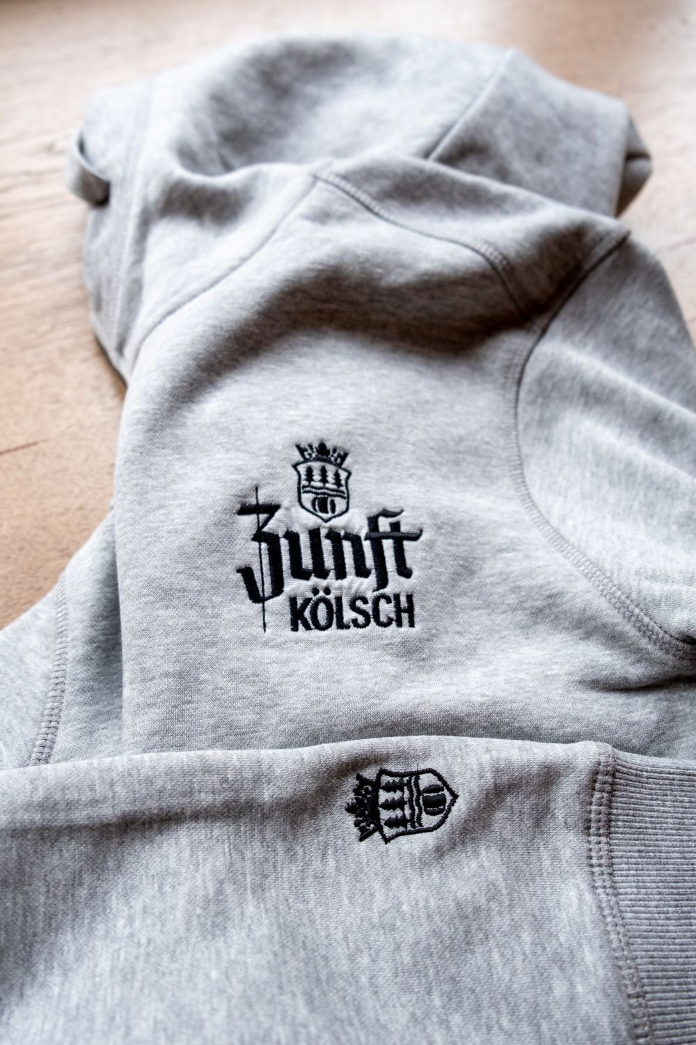 Zunft Kölsch Hoodie, Dame, hellgrau
